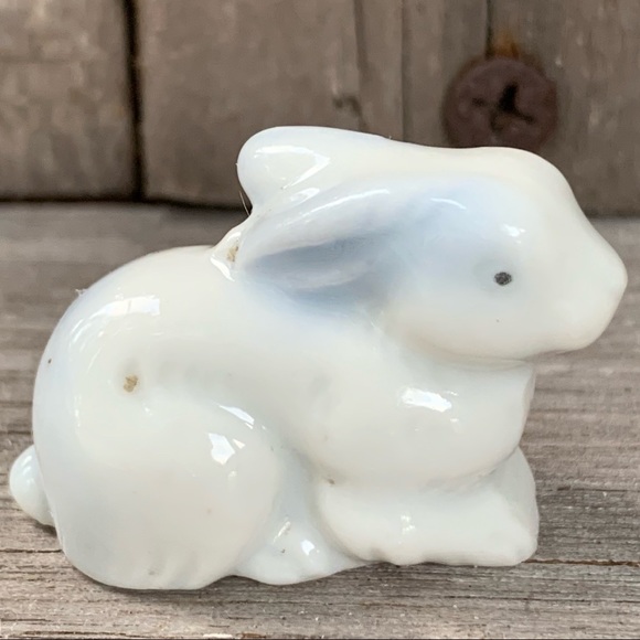 Accents | 4 Miniature Porcelain Bunnybaby Rabbits | Poshmark